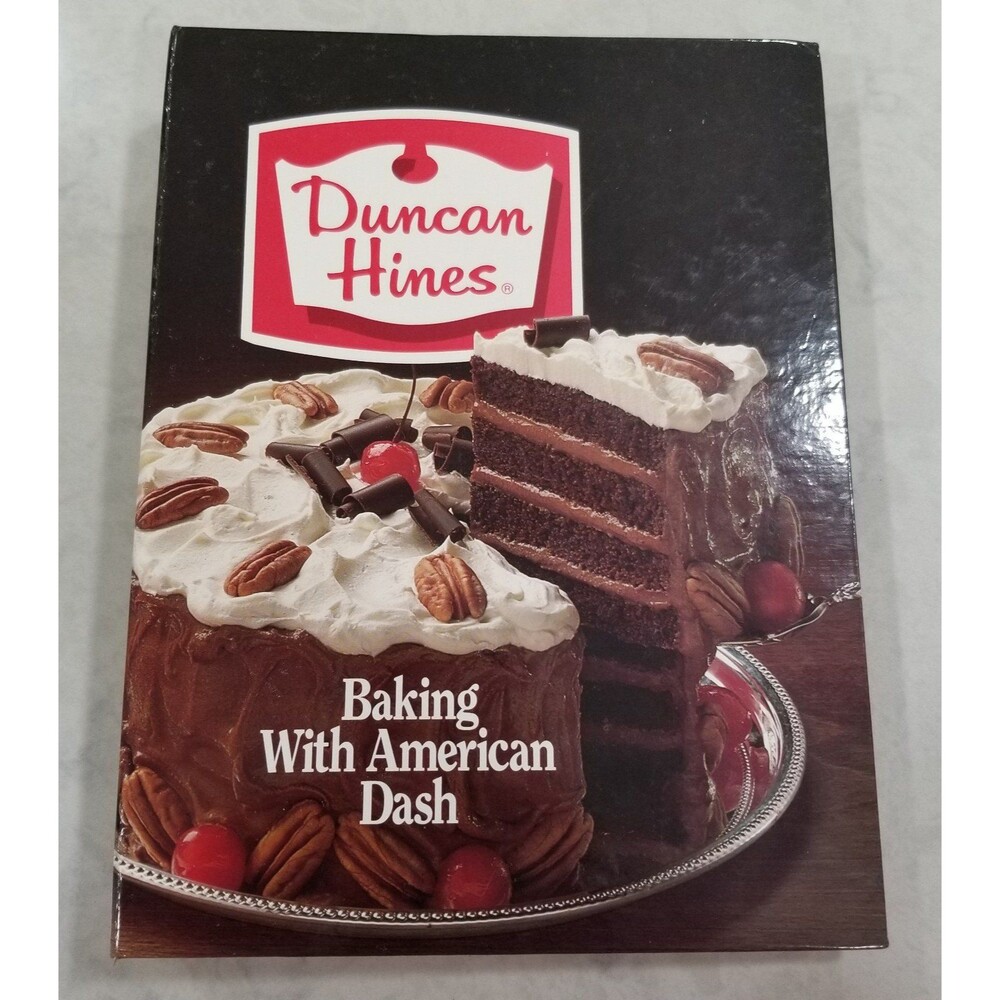 Duncan Hines Baking With American Dash 1982 3-Ring Binder Cookbook hardcover